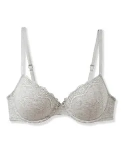 Calida Etude Toujours T-Shirt-BH Pigment Grey Melé -Unterwäsche Verkäufe Calida Etude Toujours T Shirt BH grau 03092 849 1622641555