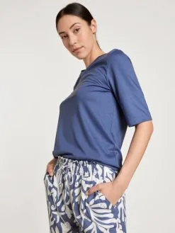 Calida Favourites Coast 7/8-Pants Marine Water Blue -Unterwäsche Verkäufe Calida Favourites Coast 7 8 Pants blau 28537 427 5