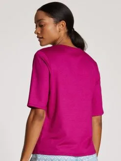 Calida Favourites Cottage Kurzarm-Shirt Orchid Flower -Unterwäsche Verkäufe Calida Favourites Cottage Kurzarm Shirt violett 14195 256 1