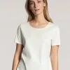 Calida Favourites Dreams Kurzarm-Shirt Star White