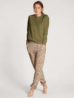 Calida Favourites Blossom Langarm-Shirt, Raglanärmel Olive Branch 10 Calida Favourites Blossom Langarm-Shirt, Raglanärmel Olive Branch -Unterwäsche Verkäufe Calida Favourites Dreams Langarm Shirt Raglanaermel gruen 15035 666 3