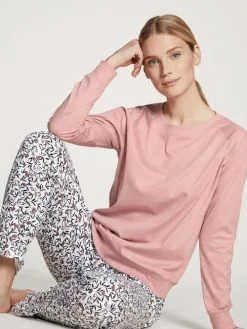 Calida Favourites Dreams Langarm-Shirt, Raglanärmel Rose Bud -Unterwäsche Verkäufe Calida Favourites Dreams Langarm Shirt Raglanaermel rosa 15035 251 3
