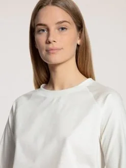 Calida Favourites Dreams Langarm-Shirt, Raglanärmel Star White -Unterwäsche Verkäufe Calida Favourites Neutrals Langarm Shirt Raglanaermel weiss 15035 910 3