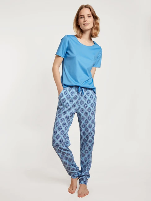 Calida Favourites Provence Pants Mit Seitentaschen Azurit Blue 6 Calida Favourites Provence Pants Mit Seitentaschen Azurit Blue – Bild 4