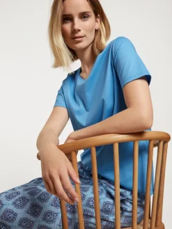 Calida Favourites Provence Pants Mit Seitentaschen Azurit Blue 16 Calida Favourites Provence Pants Mit Seitentaschen Azurit Blue -Unterwäsche Verkäufe Calida Favourites Provence Pants mit Seitentaschen blau 29059 474 4