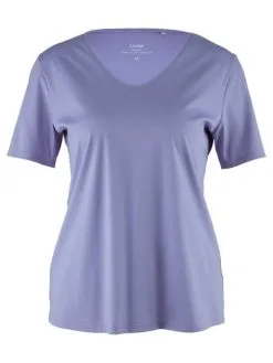 Calida Favourites Rosy Kurzarm-Shirt, V-Neck Provence Blue -Unterwäsche Verkäufe Calida Favourites Rosy Kurzarm Shirt V Neck blau 14051 371 5