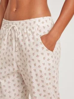 Calida Favourites Rosy Pants Mit Seitentaschen Star White Print -Unterwäsche Verkäufe Calida Favourites Rosy Pants mit Seitentaschen weiss 29923 713 3