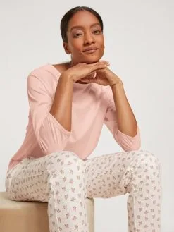 Calida Favourites Rosy Pants Mit Seitentaschen Star White Print -Unterwäsche Verkäufe Calida Favourites Rosy Pants mit Seitentaschen weiss 29923 713 4