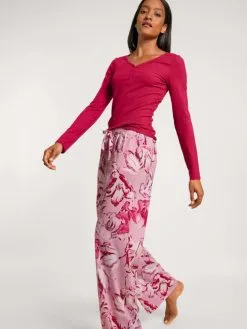 Calida Favourites Tulip Pants Mit Seitentaschen Pink Amethyst -Unterwäsche Verkäufe Calida Favourites Tulip Pants mit Seitentaschen rosa 29631 294 6