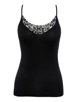 Calida Feminin Sense Spaghetti-Top Schwarz 11 Calida Feminin Sense Spaghetti-Top Schwarz -Unterwäsche Verkäufe Calida Feminin Sense Spaghetti Top Traeger verstellbar schwarz 11451 992 4