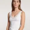 Calida Feminin Sense Tank-Top, V-Neck Weiss -Unterwäsche Verkäufe Calida Feminin Sense Tank Top weiss 12451 001