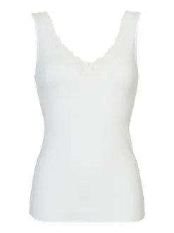 Calida Feminin Sense Tank-Top, V-Neck Weiss 11 Calida Feminin Sense Tank-Top, V-Neck Weiss -Unterwäsche Verkäufe Calida Feminin Sense Tank Top weiss 12451 001 1630655292