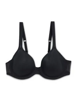 Calida Feminine Air T-Shirt-BH Mit Spacer-Cups Schwarz -Unterwäsche Verkäufe Calida Feminine Air T Shirt BH mit Spacer Cups schwarz 03100 992 4