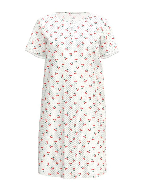 Calida Fruity Dreams Kurzarm-Nachthemd, Länge 95cm Red Glow 8 Calida Fruity Dreams Kurzarm-Nachthemd, Länge 95cm Red Glow – Bild 6