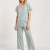 Calida Garden Nights 7/8-Pyjama Nevada Green