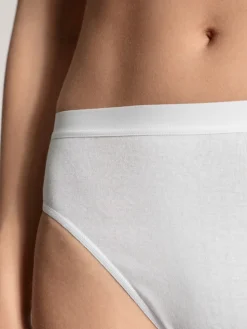 Calida Light Taillen-Minislip Weiss -Unterwäsche Verkäufe Calida Light Mini Slip high waist weiss 23102 001 4