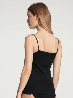 Calida Light Spaghetti-Top Schwarz -Unterwäsche Verkäufe Calida Light Spaghetti Top schwarz 13102 992 1