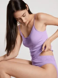 Calida Light Spaghetti-Top Digital Lavender -Unterwäsche Verkäufe Calida Light Spaghetti Top violett 13102 321 5
