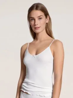 Calida Light Spaghetti-Top Weiss