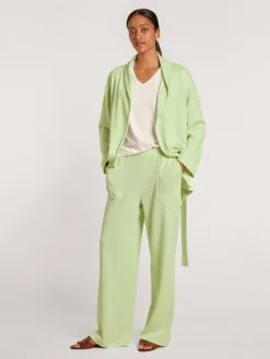 Calida Lounge Rosy Jacke Mit Bindeband Light Pistache -Unterwäsche Verkäufe Calida Lounge Rosy Jacke mit Bindeband gruen 15599 670 3