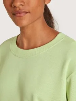 Calida Lounge Rosy Sweatshirt Light Pistache -Unterwäsche Verkäufe Calida Lounge Rosy Sweatshirt gruen 15399 670 3