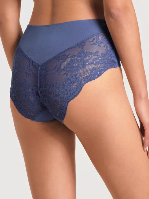 Calida Modal Deluxe Slip, High Waist Marine Water Blue 4 Calida Modal Deluxe Slip, High Waist Marine Water Blue – Bild 2
