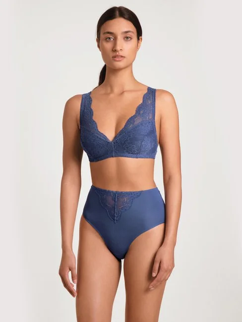 Calida Modal Deluxe Slip, High Waist Marine Water Blue 6 Calida Modal Deluxe Slip, High Waist Marine Water Blue – Bild 4