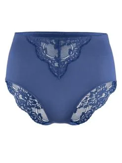 Calida Modal Deluxe Slip, High Waist Marine Water Blue 13 Calida Modal Deluxe Slip, High Waist Marine Water Blue -Unterwäsche Verkäufe Calida Modal Deluxe Slip high waist blau 22554 427 4