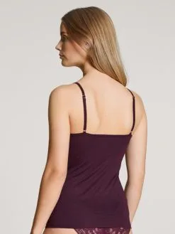 Calida Modal Sense Spaghetti-Top Dark Violet -Unterwäsche Verkäufe Calida Modal Sense Spaghetti Top violett 11057 218 1622641045