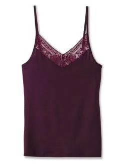 Calida Modal Sense Spaghetti-Top Dark Violet -Unterwäsche Verkäufe Calida Modal Sense Spaghetti Top violett 11057 218 1622641508
