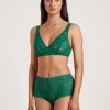 Calida Natural Comfort Lace Panty, Regular Cut Nevada Green -Unterwäsche Verkäufe Calida Natural Comfort Lace Panty regular cut gruen 24856 678
