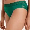 Calida Natural Comfort Lace Slip, Regular Cut Nevada Green -Unterwäsche Verkäufe Calida Natural Comfort Lace Slip regular cut gruen 22756 678