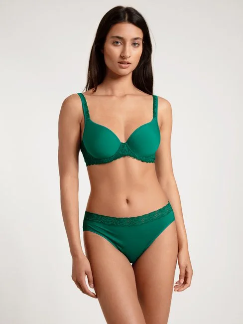 Calida Natural Comfort Lace Spacer-BH Mit Bügel, Komfort Rücken Nevada Green 5 Calida Natural Comfort Lace Spacer-BH Mit Bügel, Komfort Rücken Nevada Green – Bild 3
