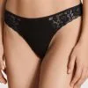 Calida Natural Comfort Lace String, Low Cut Schwarz -Unterwäsche Verkäufe Calida Natural Comfort Lace String low cut schwarz 20056 992