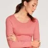 Calida Natural Comfort Langarm-Shirt, Rundhals Italian Rose -Unterwäsche Verkäufe Calida Natural Comfort Langarm Shirt Rundhals rosa 15075 243