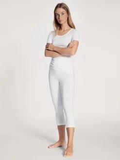 Calida Natural Comfort T-Shirt, Rundhals Weiss 8 Calida Natural Comfort T-Shirt, Rundhals Weiss -Unterwäsche Verkäufe Calida Natural Comfort Shirt kurzarm T Shirt weiss 14075 001 2