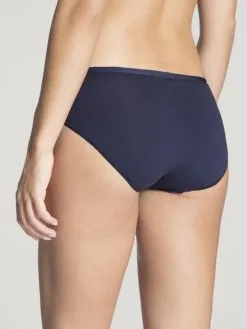 Calida Natural Comfort Slip, Regular Cut Dark Blue -Unterwäsche Verkäufe Calida Natural Comfort Slip regular cut blau 21175 449 1