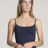 Calida Natural Comfort Spaghetti-Top Dark Blue