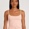 Calida Natural Comfort Spaghetti-Top Pearl Blush -Unterwäsche Verkäufe Calida Natural Comfort Spaghetti Top rosa 11075 072