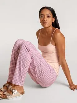 Calida Natural Comfort Spaghetti-Top Pearl Blush -Unterwäsche Verkäufe Calida Natural Comfort Spaghetti Top rosa 11075 072 5