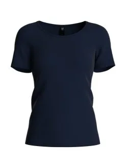 Calida Natural Comfort T-Shirt, Rundhals Dark Blue 9 Calida Natural Comfort T-Shirt, Rundhals Dark Blue -Unterwäsche Verkäufe Calida Natural Comfort T Shirt Rundhals blau 14075 449 3