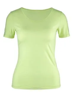 Calida Natural Comfort T-Shirt, Rundhals Light Pistache -Unterwäsche Verkäufe Calida Natural Comfort T Shirt Rundhals gruen 14075 670 5