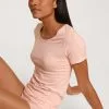 Calida Natural Comfort T-Shirt, Rundhals Pearl Blush -Unterwäsche Verkäufe Calida Natural Comfort T Shirt Rundhals rosa 14075 072