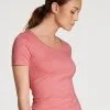 Calida Natural Comfort T-Shirt, Rundhals Italian Rose -Unterwäsche Verkäufe Calida Natural Comfort T Shirt Rundhals rosa 14075 243