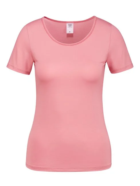 Calida Natural Comfort T-Shirt, Rundhals Italian Rose 8 Calida Natural Comfort T-Shirt, Rundhals Italian Rose – Bild 6