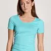 Calida Natural Comfort T-Shirt, Rundhals Turquoise Stone 1 Calida Natural Comfort T-Shirt, Rundhals Turquoise Stone -Unterwäsche Verkäufe Calida Natural Comfort T Shirt Rundhals tuerkis 14075 563