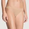Calida Natural Comfort Tanga-Slip, Low Cut Rose Teint