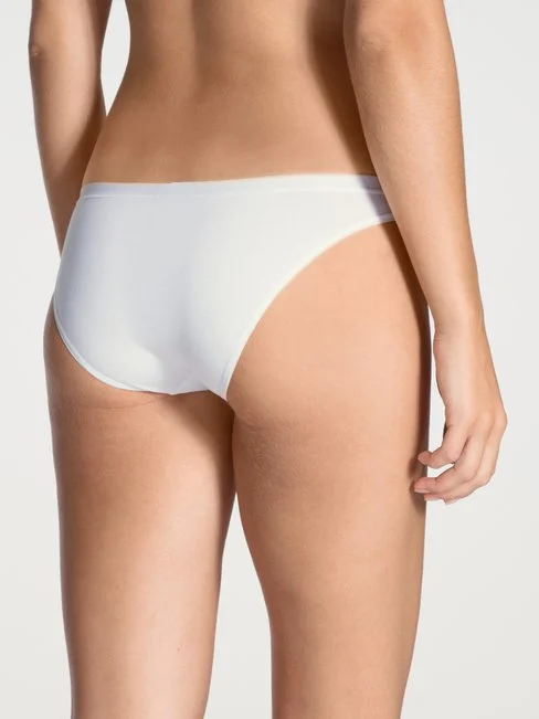 Calida Natural Comfort Tanga-Slip, Low Cut Weiss 4 Calida Natural Comfort Tanga-Slip, Low Cut Weiss – Bild 2