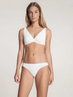 Calida Natural Comfort Tanga-Slip, Low Cut Weiss 8 Calida Natural Comfort Tanga-Slip, Low Cut Weiss -Unterwäsche Verkäufe Calida Natural Comfort Tanga low cut weiss 20438 001 2