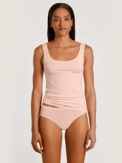 Calida Natural Comfort Tank Top Pearl Blush -Unterwäsche Verkäufe Calida Natural Comfort Tank Top Rundhals rosa 12175 072 2